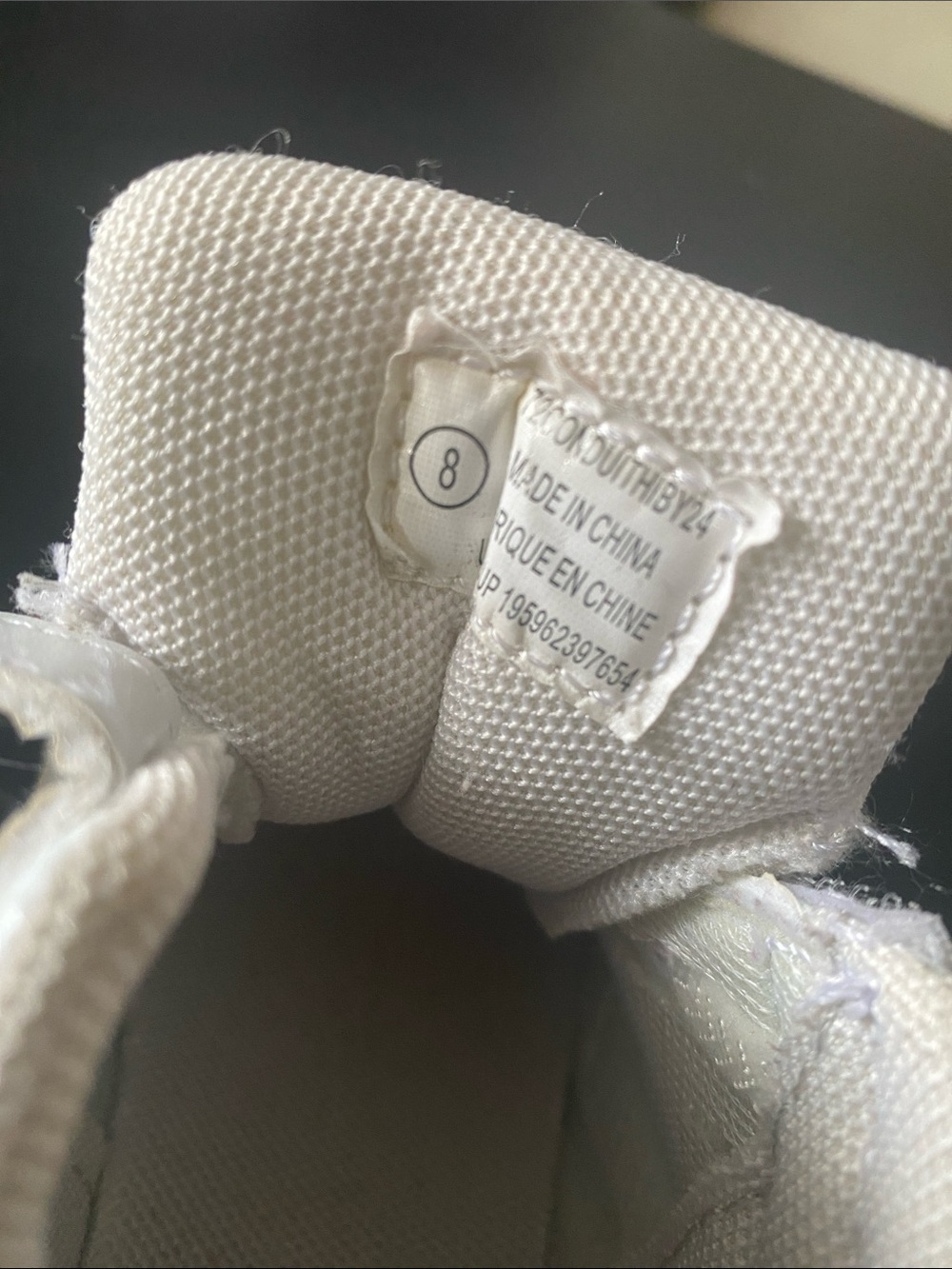AND1 Kids White High-Top Sneakers - Size 8 Toddler (Excellent Condition) - Picture 5 of 8